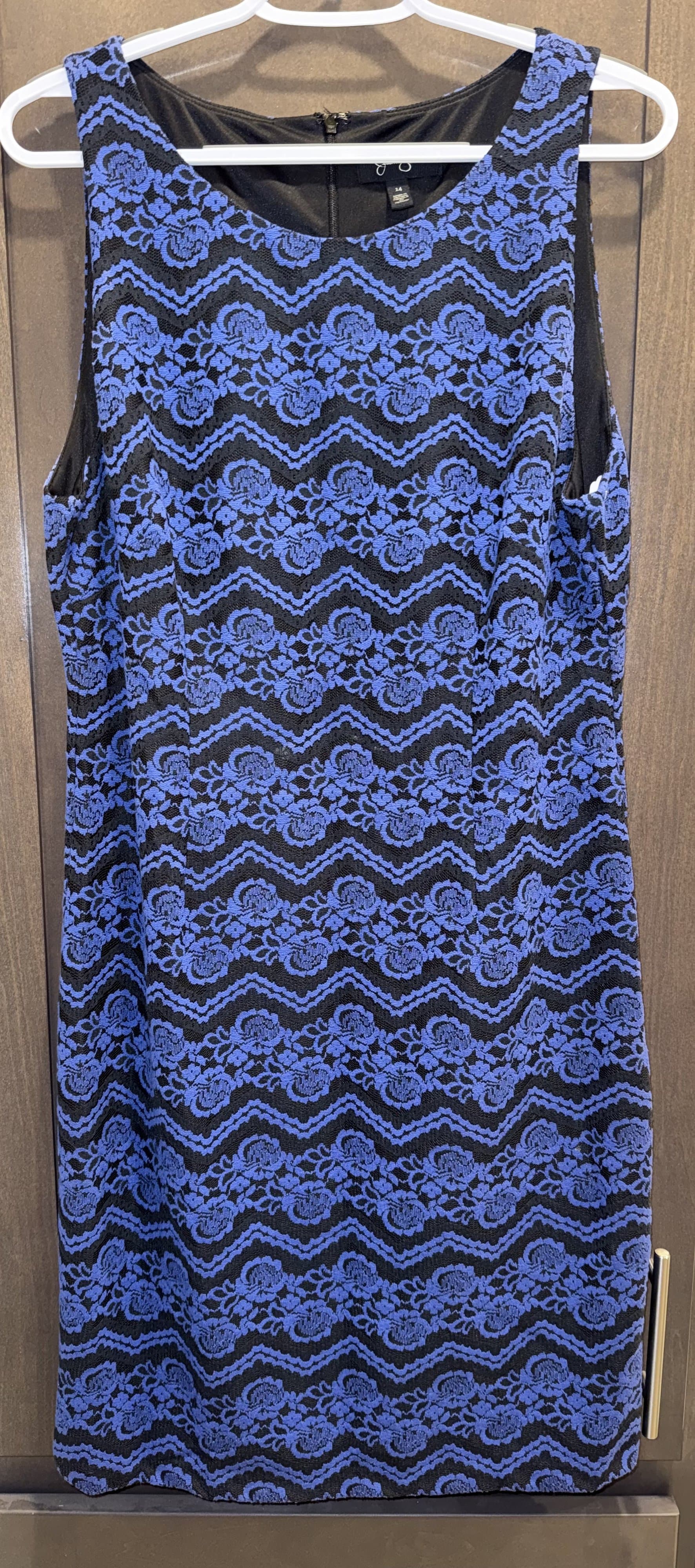 Jessica Simpson Blue Lace Dress