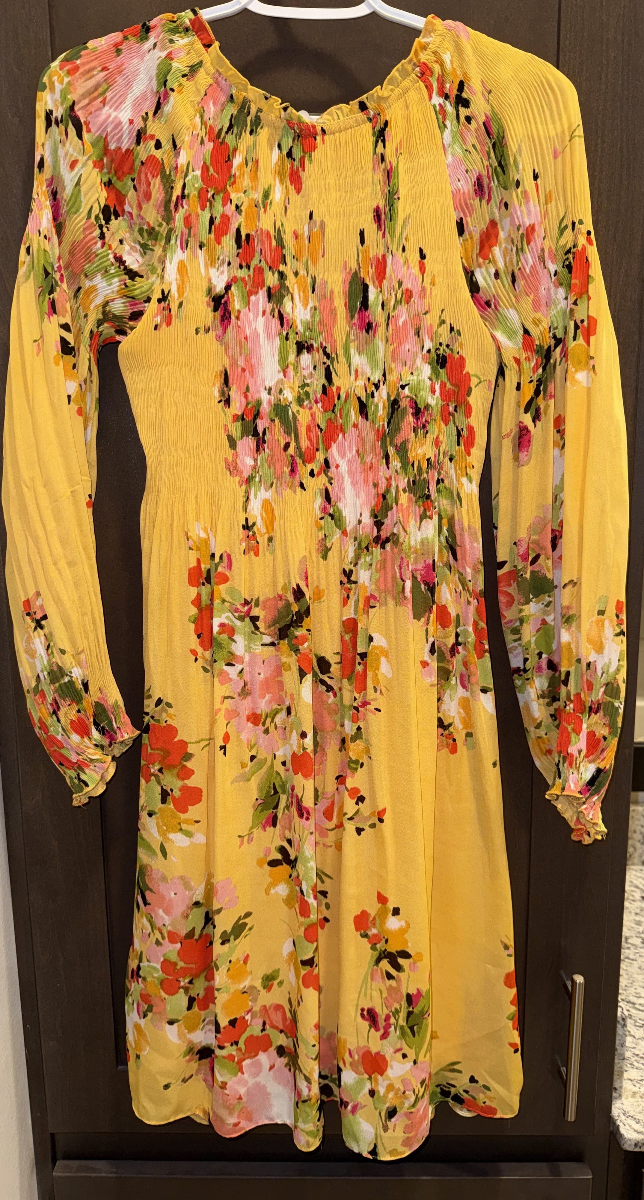 Sunny Leigh Floral Yellow Dress - Thumbnail 2