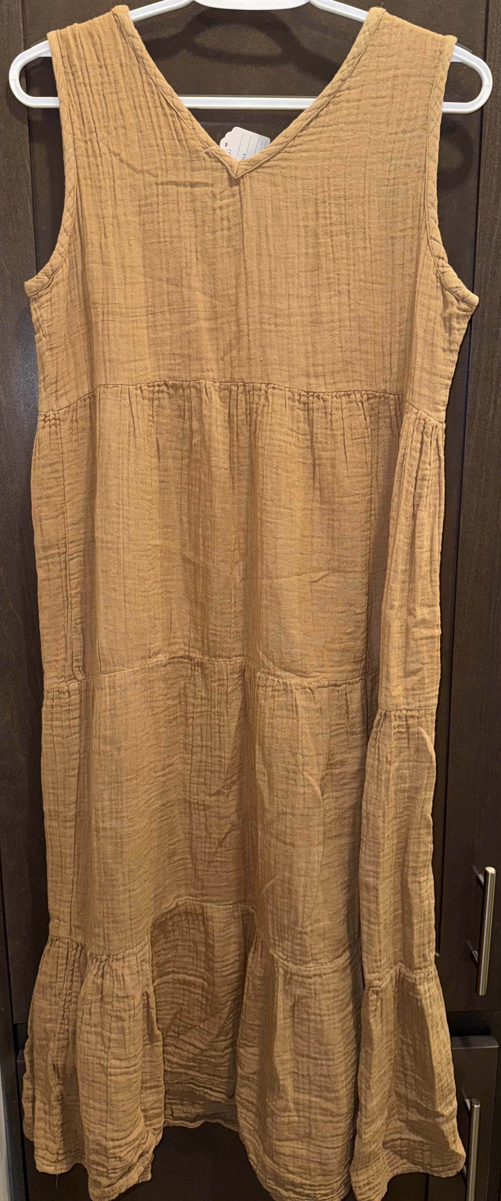 Kings Road Sleeveless Tiered Dress Small - Thumbnail 2