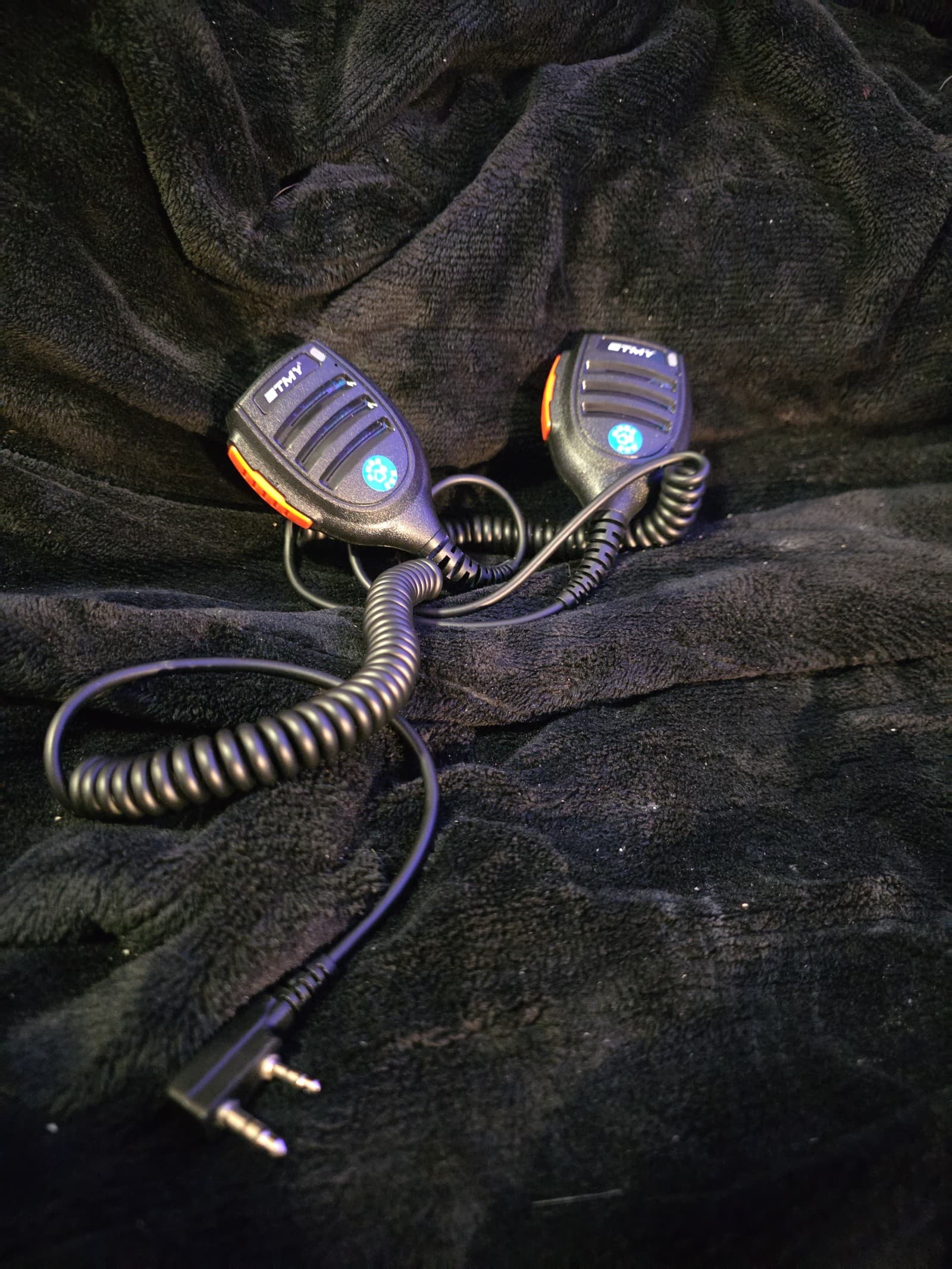 Qty 2 etmy et-mh30 walkie walkie radio mic