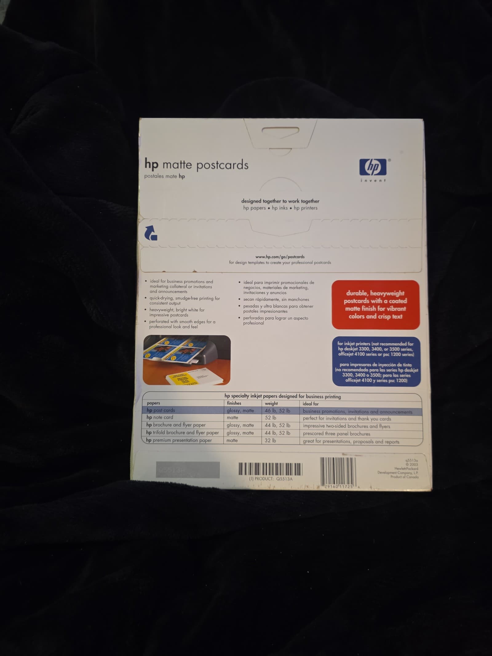 Hp matte postcards 200 8.5x11 - Thumbnail 2