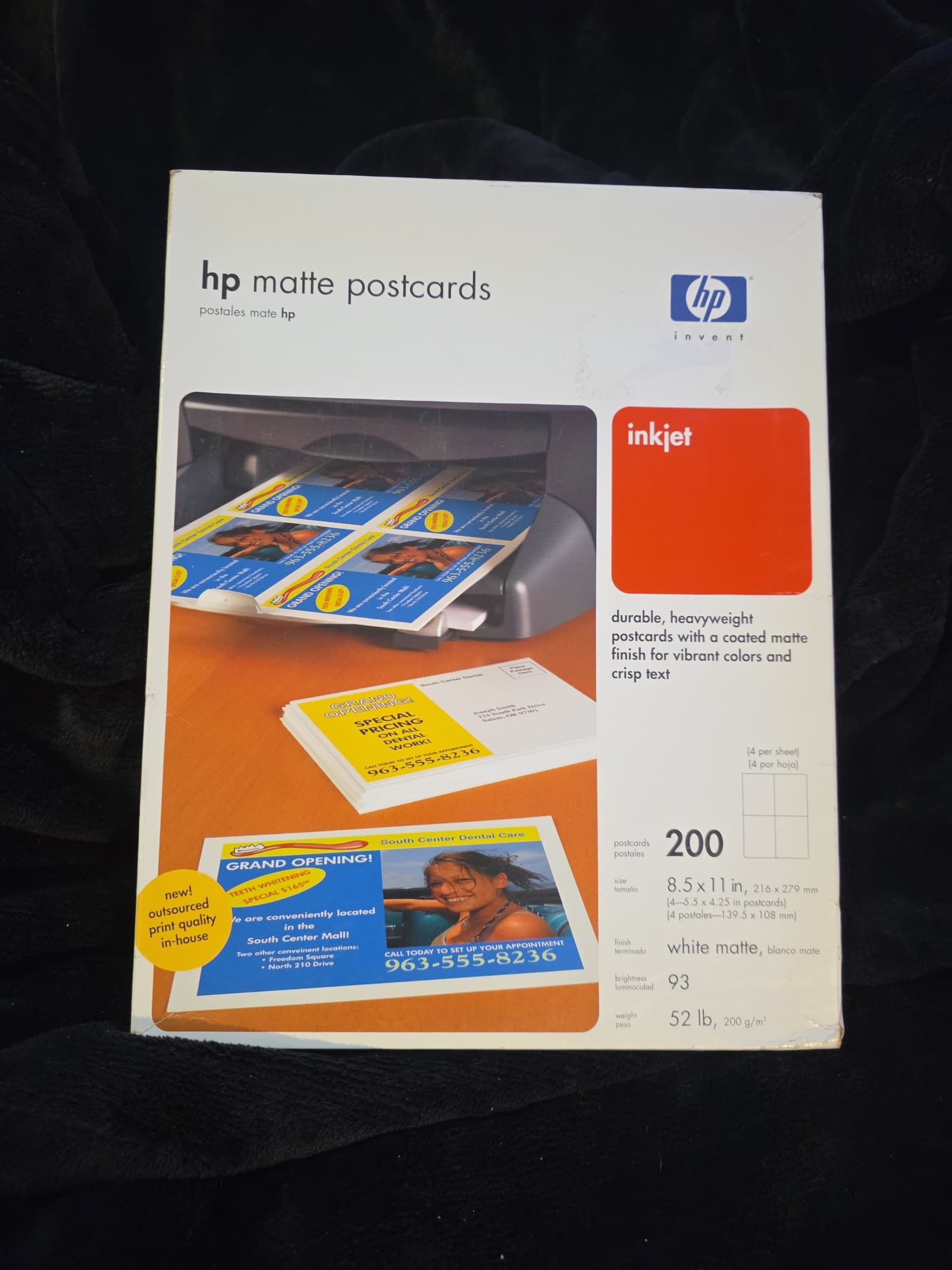Hp matte postcards 200 8.5x11