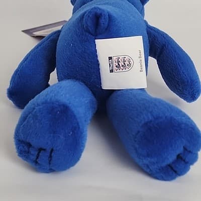 Official Football Association National Team Gift Blue England Beanie Bear Tagged - Thumbnail 7