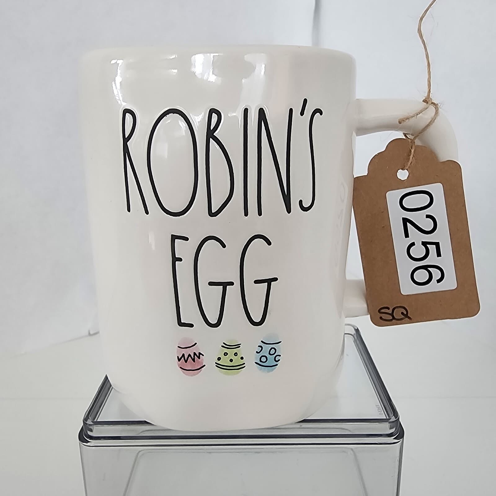Rae Dunn Artisan collection by Magenta -181- Robin's Egg Mug 20 oz Blue Interior