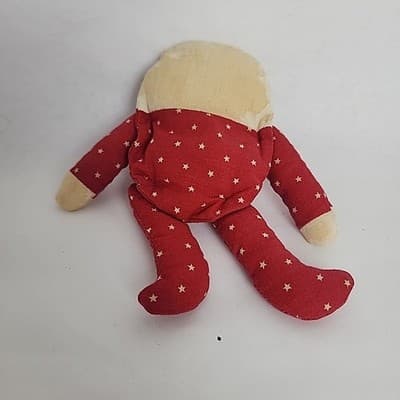Handmade Plush Sitter Doll American Patriotic Humpty Dumpty 24" & Mini Vintage - Thumbnail 12