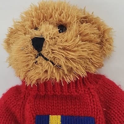 SKOGSTOKIG souvenirer with Sweden FlagRed SweaterTeddy - Thumbnail 10