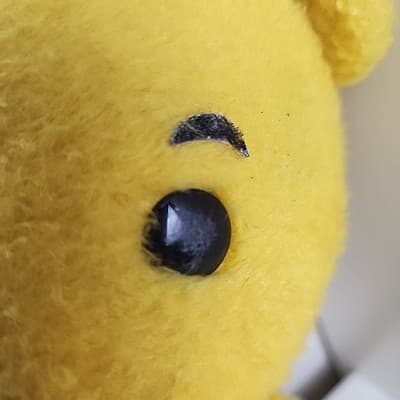 Vintage 60’s Vintage Plush Stuffed Winnie the Pooh Missing Mouth Needs a Home - Thumbnail 16