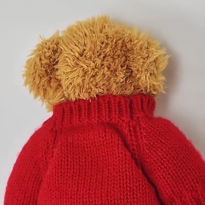 SKOGSTOKIG souvenirer with Sweden FlagRed SweaterTeddy - Thumbnail 5