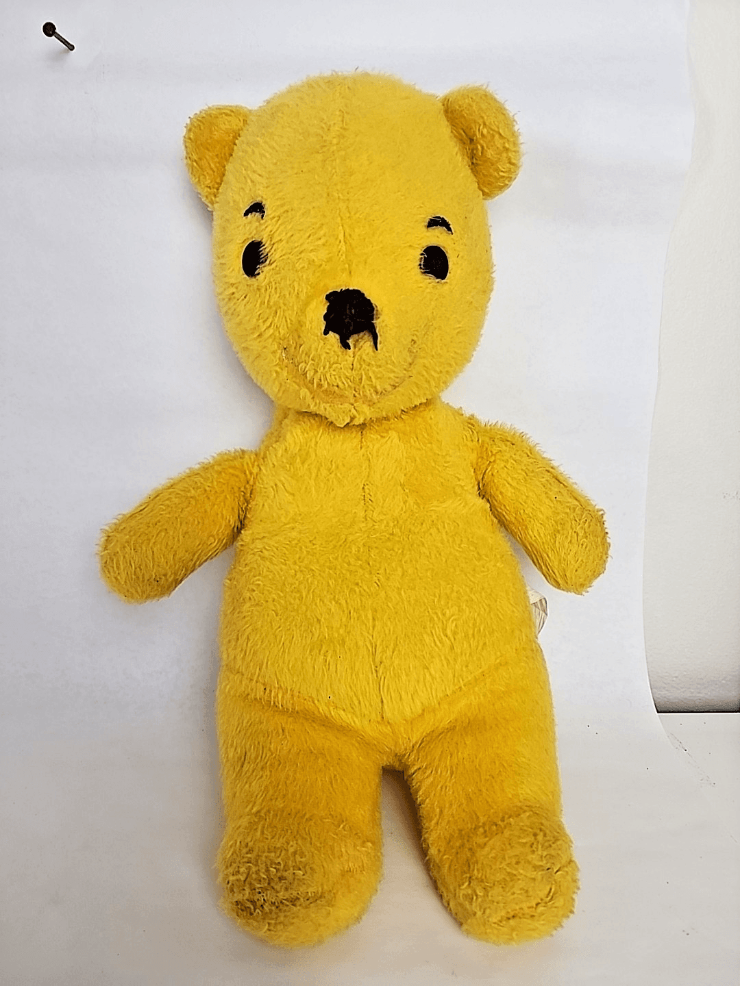 Vintage 60’s Vintage Plush Stuffed Winnie the Pooh Missing Mouth Needs a Home