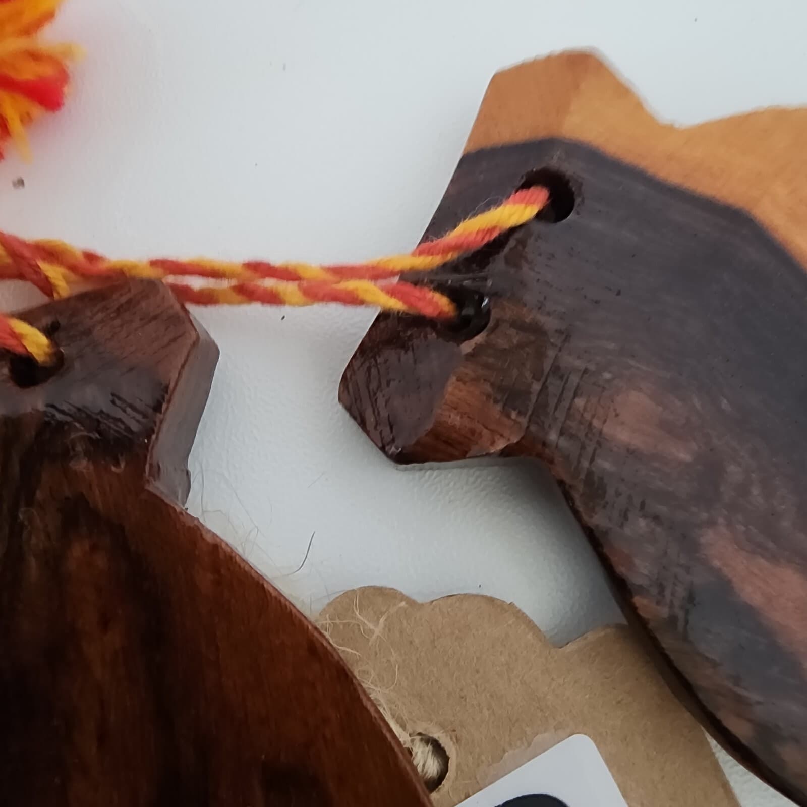 Hand Carved Wooden Vintage Noisemakers Percussion Set Of Castanets Wood Clapper - Thumbnail 8