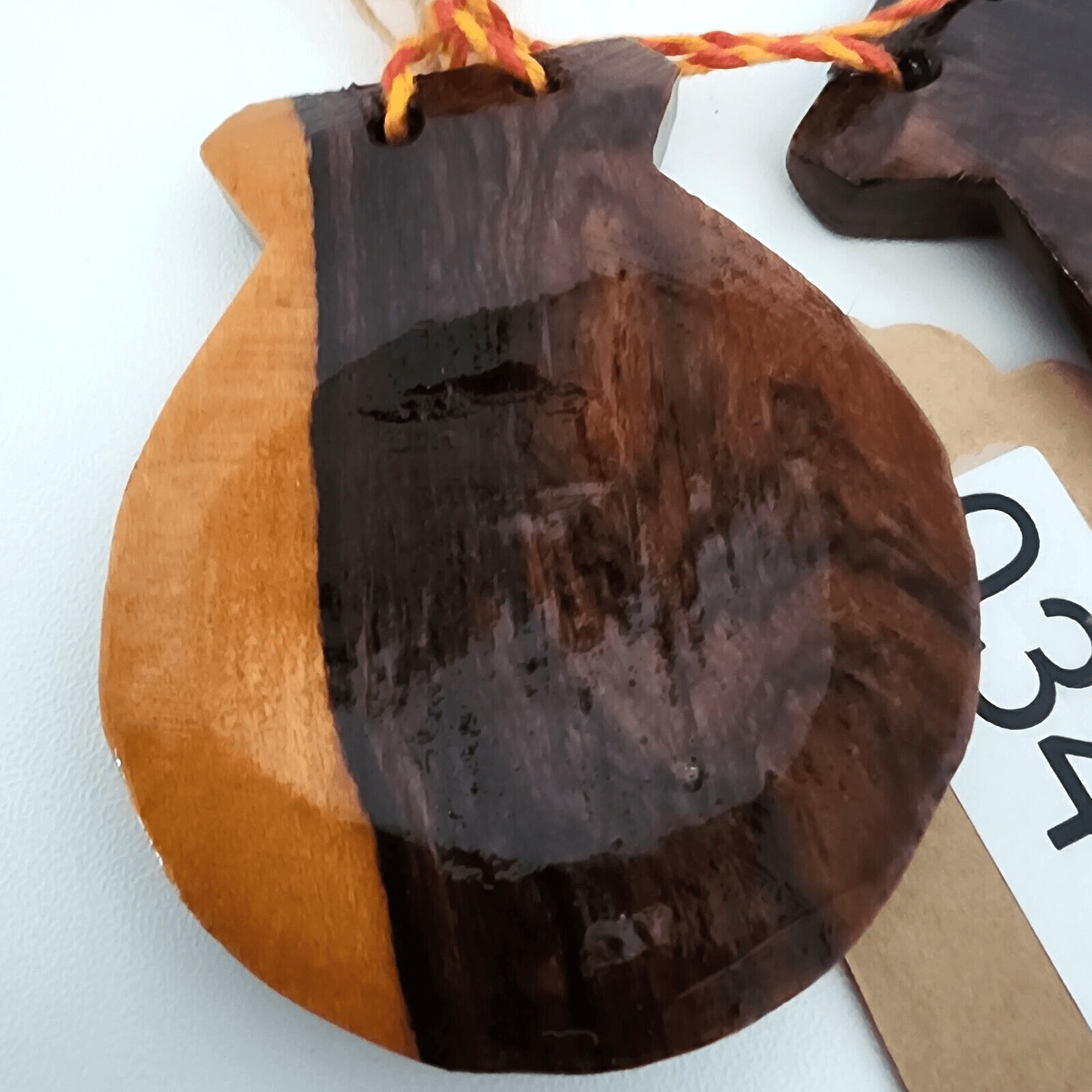 Hand Carved Wooden Vintage Noisemakers Percussion Set Of Castanets Wood Clapper - Thumbnail 7