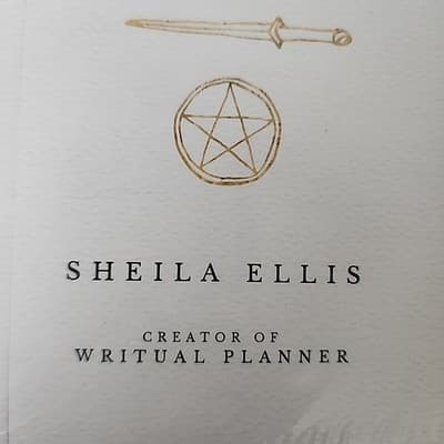 Writual Planner Decoding the Cards Tarot Workbook Sheila Ellis Seaked - Thumbnail 8