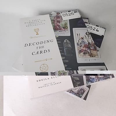 Writual Planner Decoding the Cards Tarot Workbook Sheila Ellis Seaked