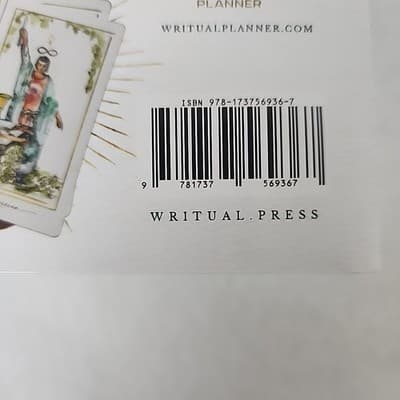 Writual Planner Decoding the Cards Tarot Workbook Sheila Ellis Seaked - Thumbnail 9