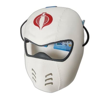GI Joe Storm Shadow (White) & Snake Eyes (Black) 5+yrs Masks New - Thumbnail 5