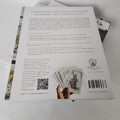 Writual Planner Decoding the Cards Tarot Workbook Sheila Ellis Seaked - Thumbnail 2