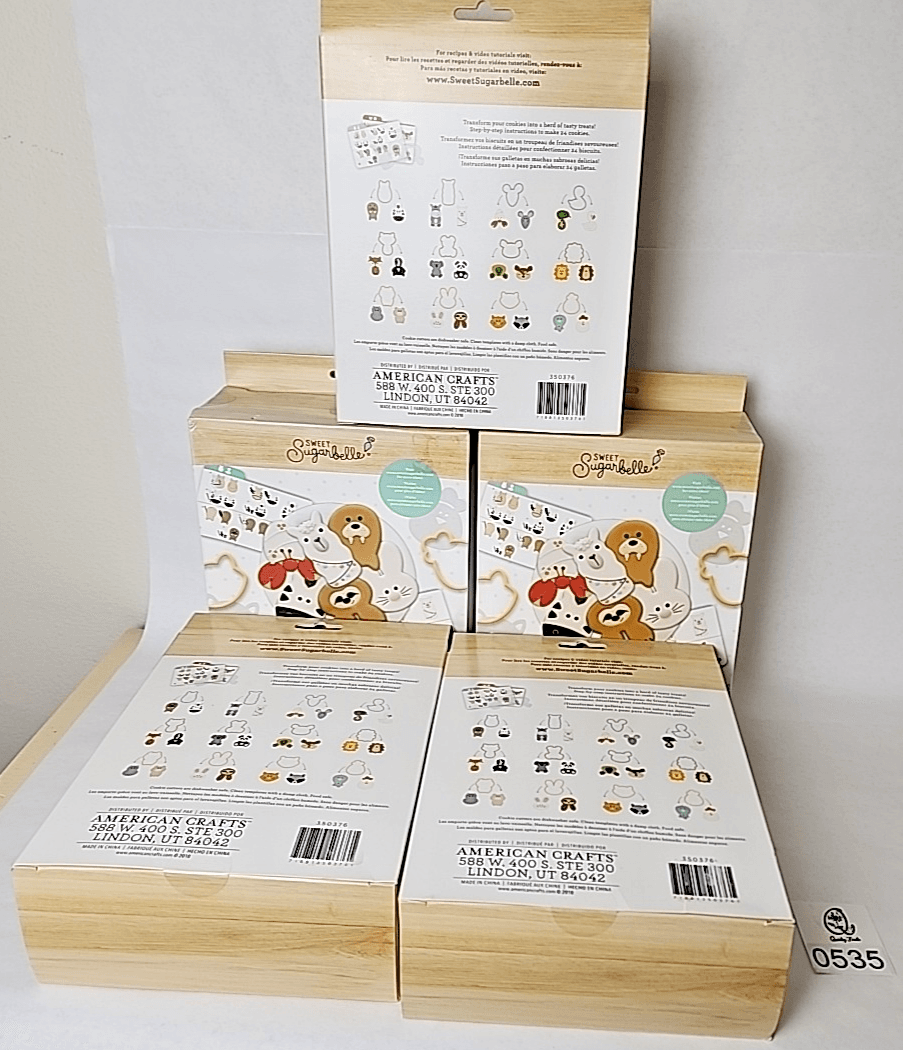 Sweet Sugarbelle Animal Shape Shifter Cookie Cutter Set 44 Pieces New Sealed Box - Thumbnail 2