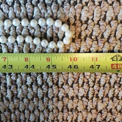 Faux 46" Pearl Necklace (N22) - Thumbnail 3