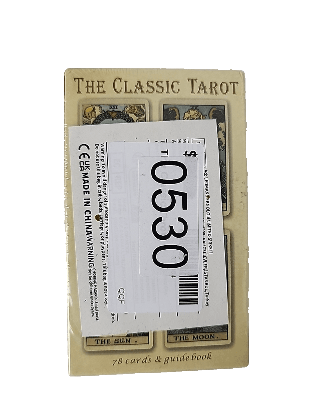 Classic Rider-Waite Tarot Deck 78 Cards Guidebook New Sealed 4" x 2.5" - Thumbnail 2