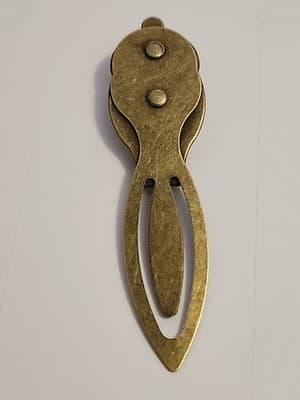 Antique-style Bronze Colored Dragonfly Bookmark ~3.2" - Thumbnail 4