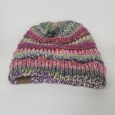 C.C Colorful Boho Hobby Lobby Accessory Toboggan Beanie Hat The Christmas Shoppe - Thumbnail 3