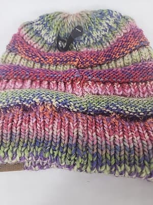 C.C Colorful Boho Hobby Lobby Accessory Toboggan Beanie Hat The Christmas Shoppe - Thumbnail 5