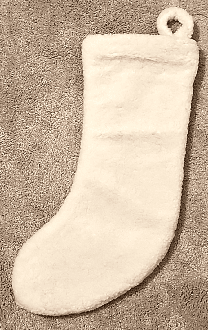 Target Wondershop Faux Fur ~17" Christmas Stocking 2025 Cream NEW - Thumbnail 12