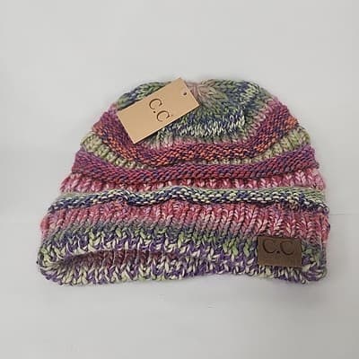 C.C Colorful Boho Hobby Lobby Accessory Toboggan Beanie Hat The Christmas Shoppe - Thumbnail 2