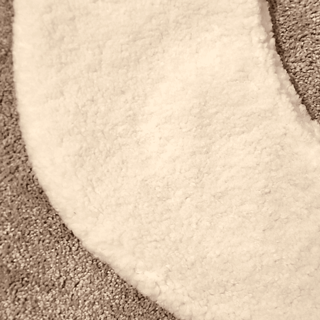 Target Wondershop Faux Fur ~17" Christmas Stocking 2025 Cream NEW - Thumbnail 10