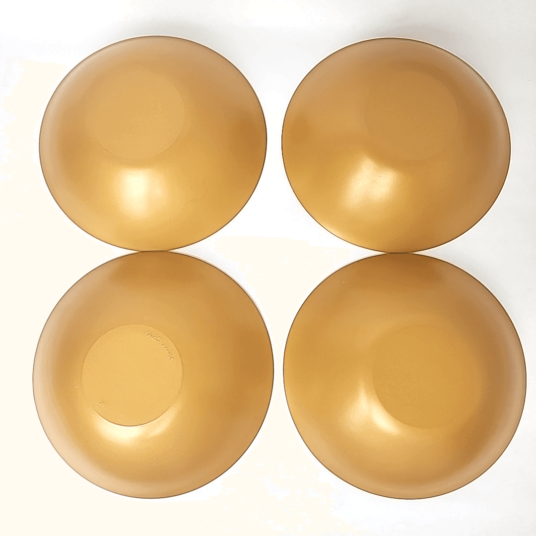 Arcopal "ARC" France Rare Color Champagne Gold Set of 8 Bowls Vintage - Thumbnail 5