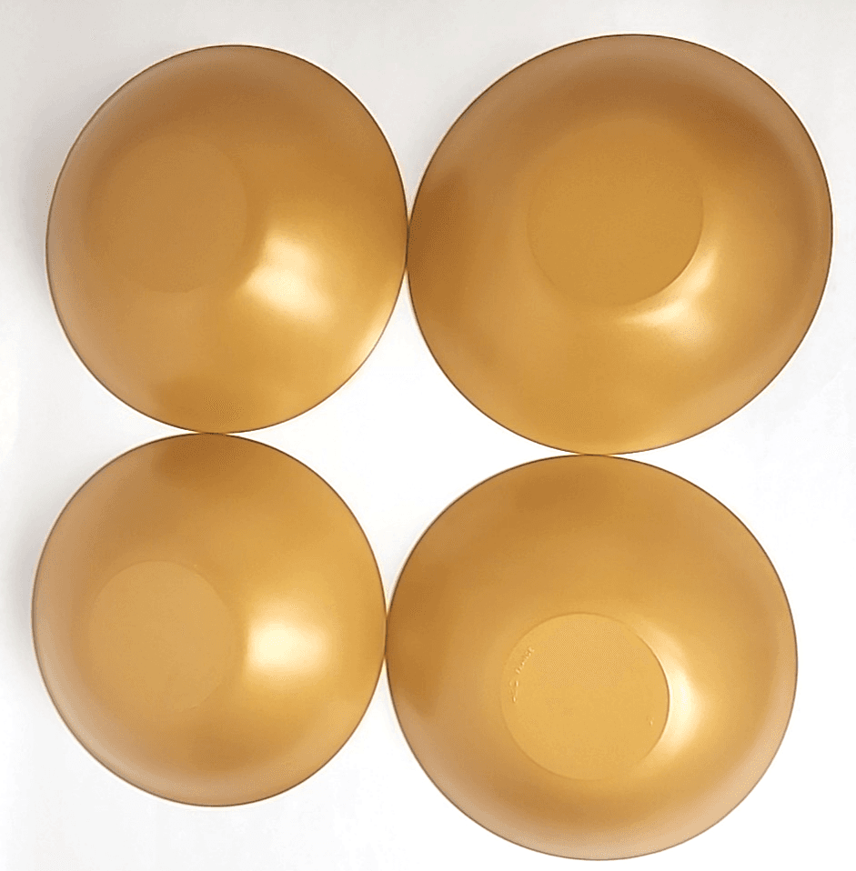 Arcopal "ARC" France Rare Color Champagne Gold Set of 8 Bowls Vintage - Thumbnail 7