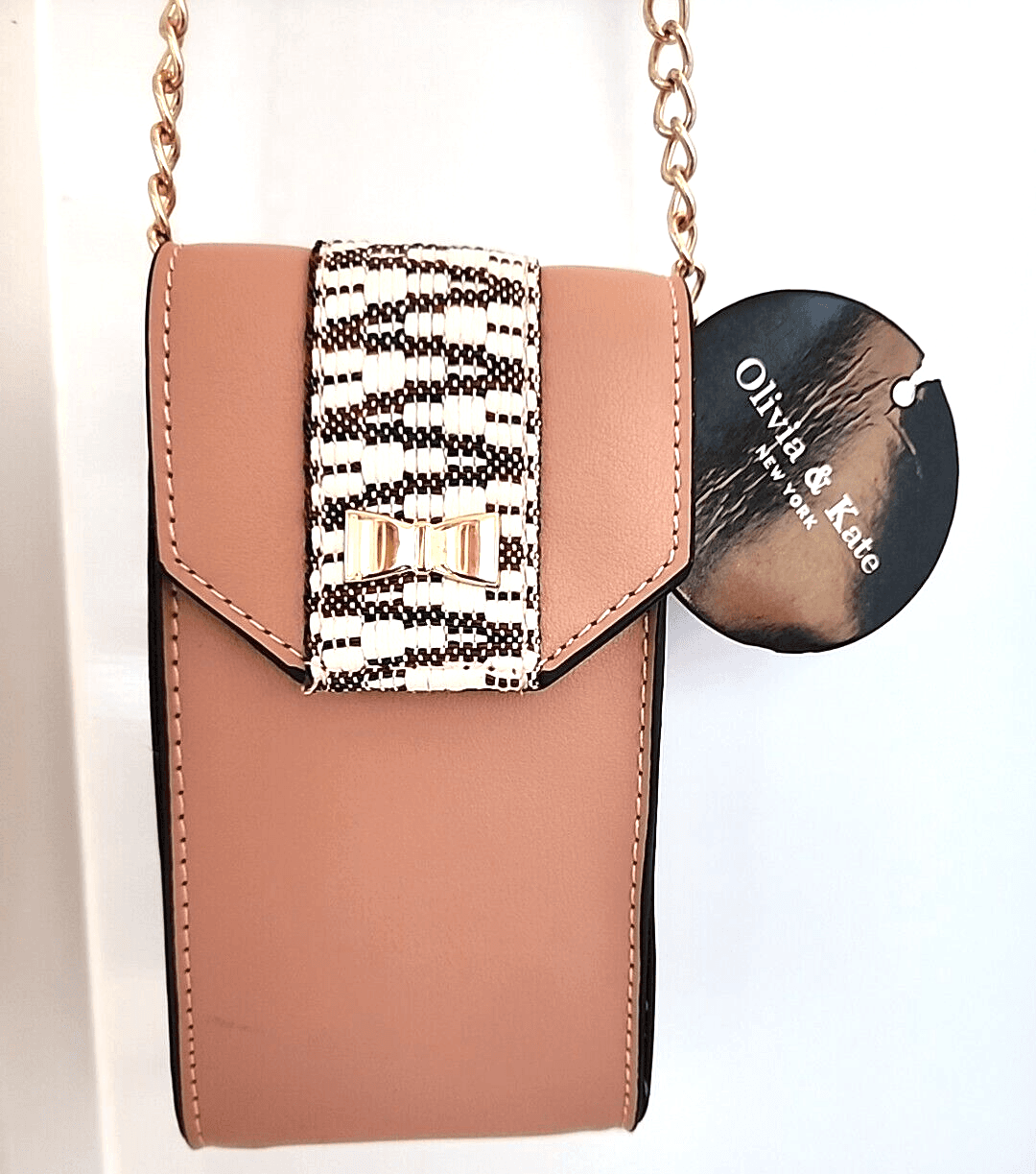 Olivia & Kate New York Crossbody Handbag Pink New with Tags - Thumbnail 4