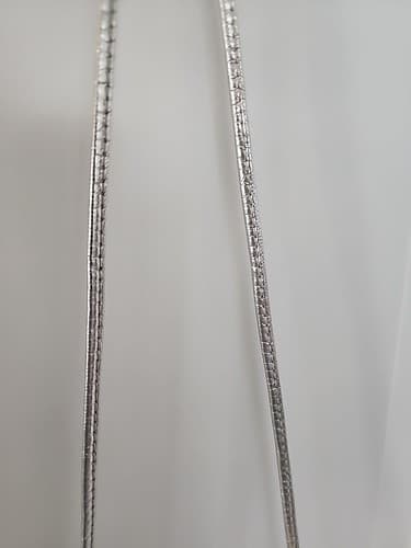 Whiting and Davis Silver Mesh Disco Vintage Purse Crossbody Over Shoulder - Thumbnail 5