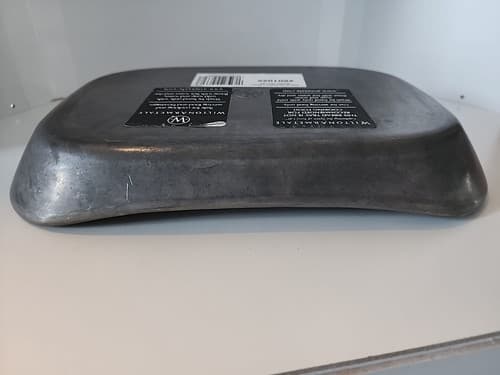 Vintage Pewter Bread Tray Dove Wilton Armetale Peace on Earth Goodwill to All - Thumbnail 13