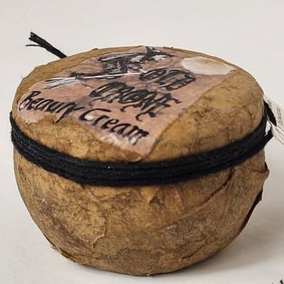 Old Crone Beauty Cream Handcrafted Apothecary Jar Halloween Collection Decor - Thumbnail 8
