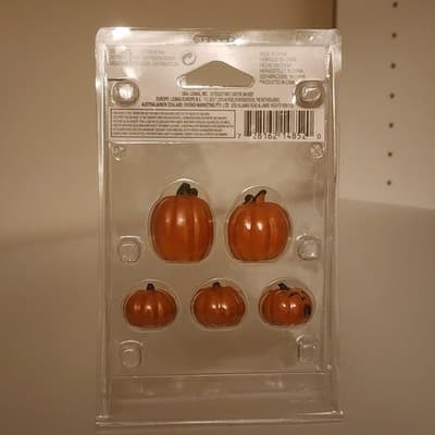 LEMAX SPOOKY TOWN 2017 Orange Happy Pumpkin Family of 5 New #14852 - Thumbnail 3
