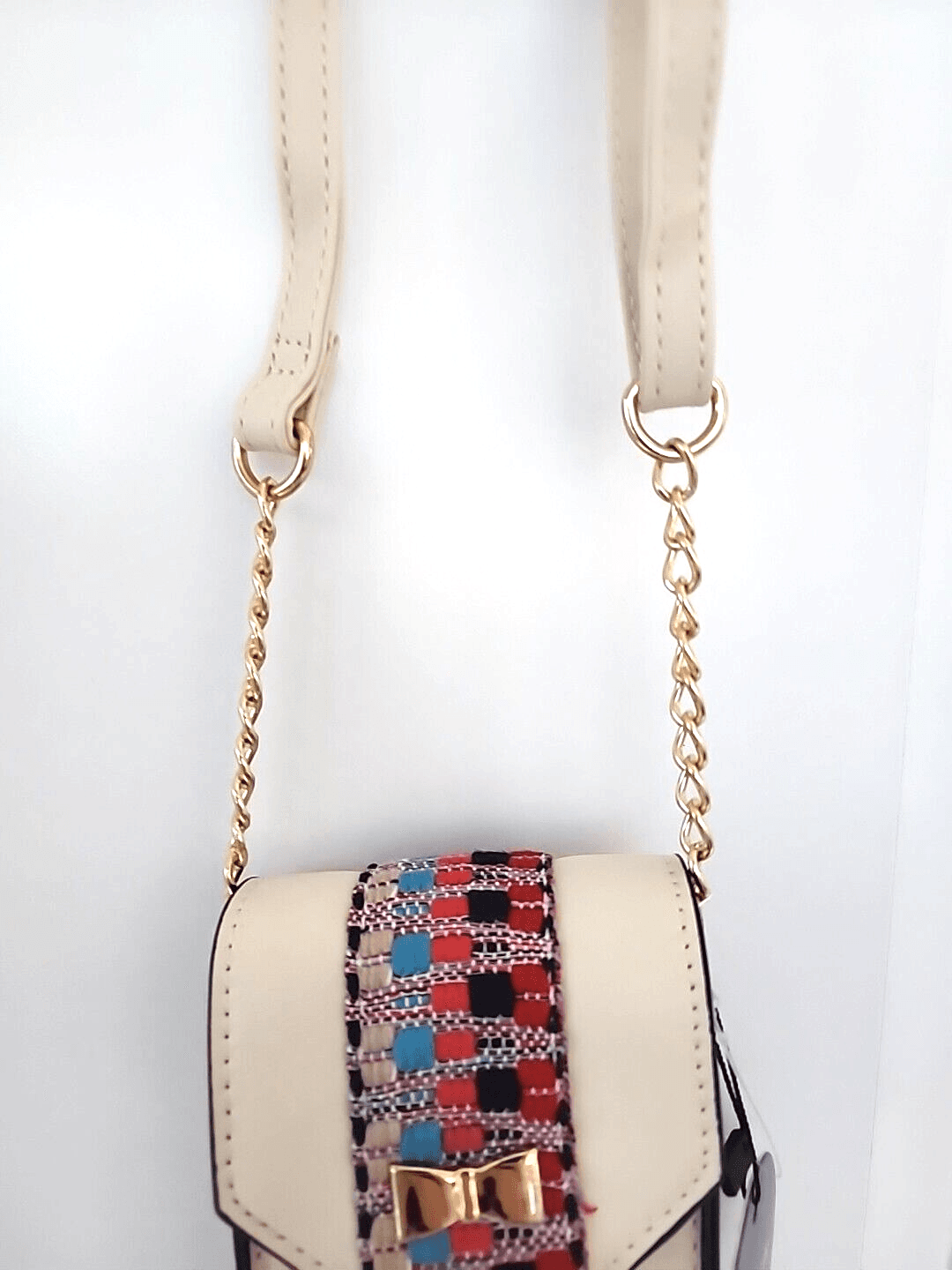 Olivia & Kate New York Crossbody Handbag Cream New with Tags - Thumbnail 6