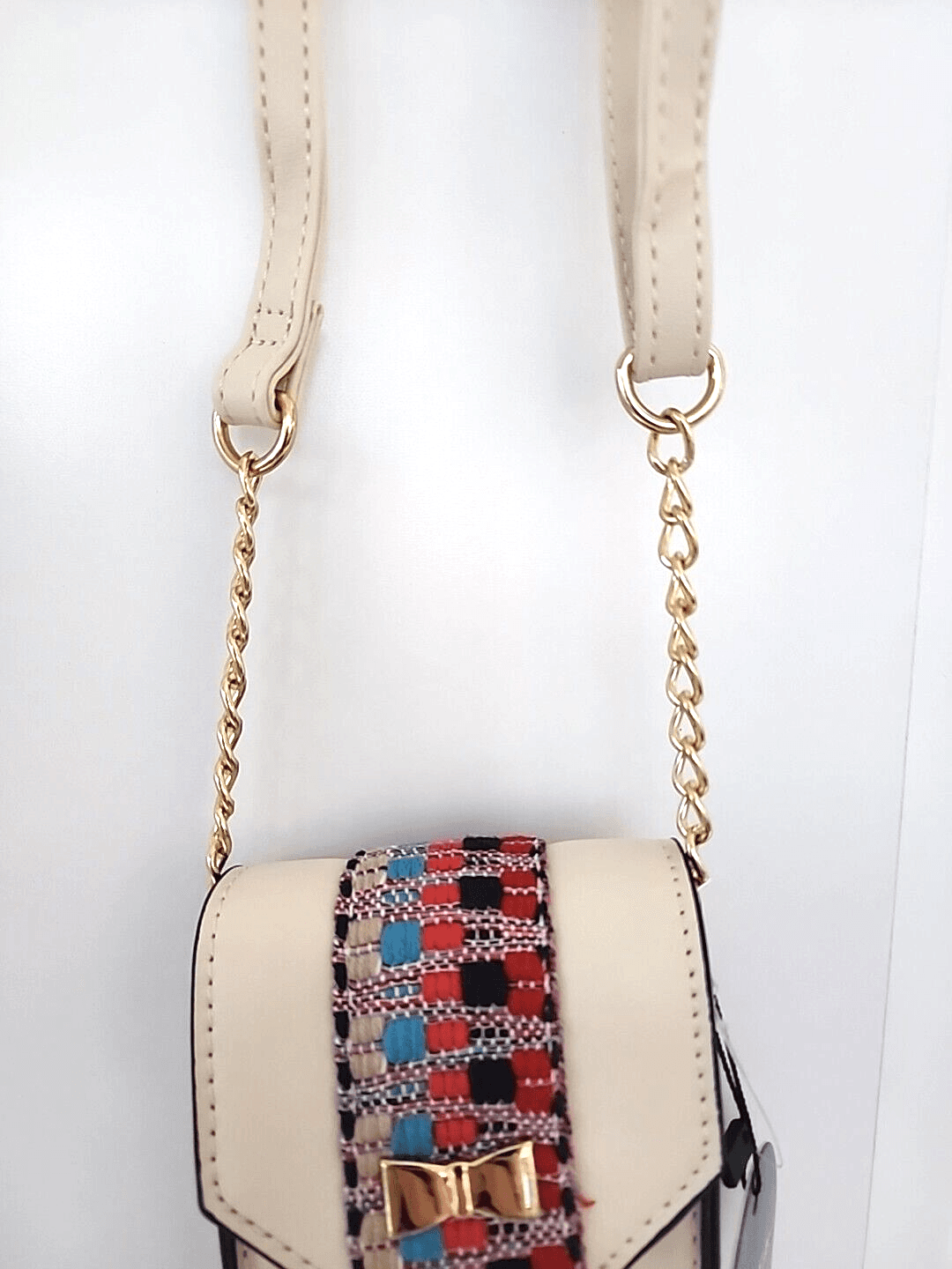 Olivia & Kate New York Crossbody Handbag Cream New with Tags - Thumbnail 5