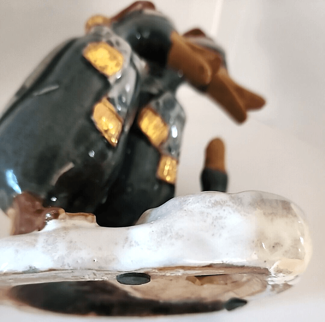 Holiday Christmas Duck Candle Holder Family Figurine Santa Hats Rustic - Thumbnail 9