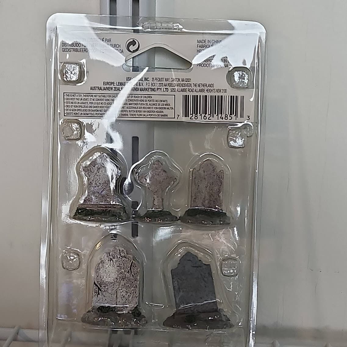 LEMAX Spooky Town Set of 5 Tombstones Retired 2004 #14851 - Thumbnail 4