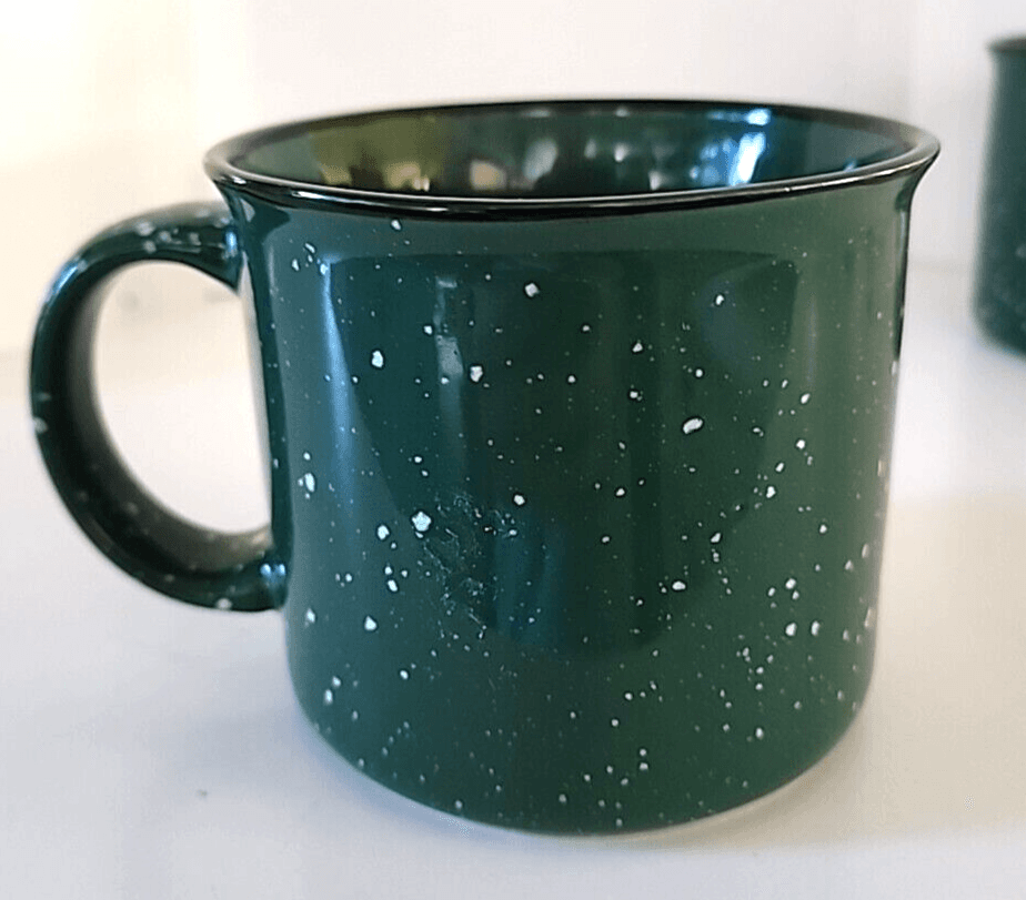 Green New York State Parks 15 oz Campfire Mug Maple Leaf Design NYS Set of 2 - Thumbnail 4