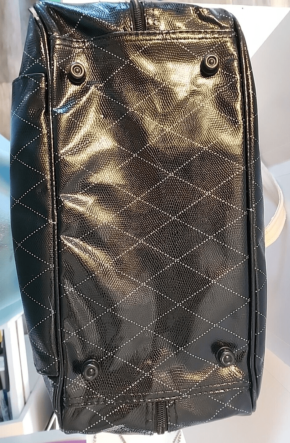 Vintage Mary Kay Consultant Shoulder Bag Tote Missing Dividers Wear on Handles - Thumbnail 8