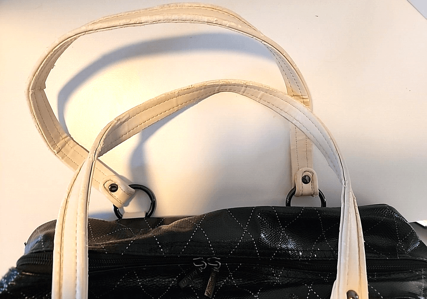 Vintage Mary Kay Consultant Shoulder Bag Tote Missing Dividers Wear on Handles - Thumbnail 4