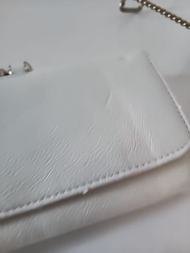 White "Coral Gables" Frame Expandable Clutch Wallet Credit Card Holder - Thumbnail 9