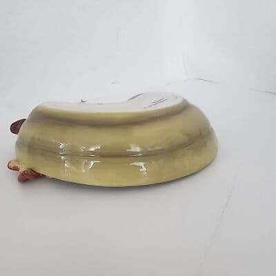 Green Autumn Gourd Maple Leaf Serving Dish Microwave Dishwasher Safe Curved - Thumbnail 3