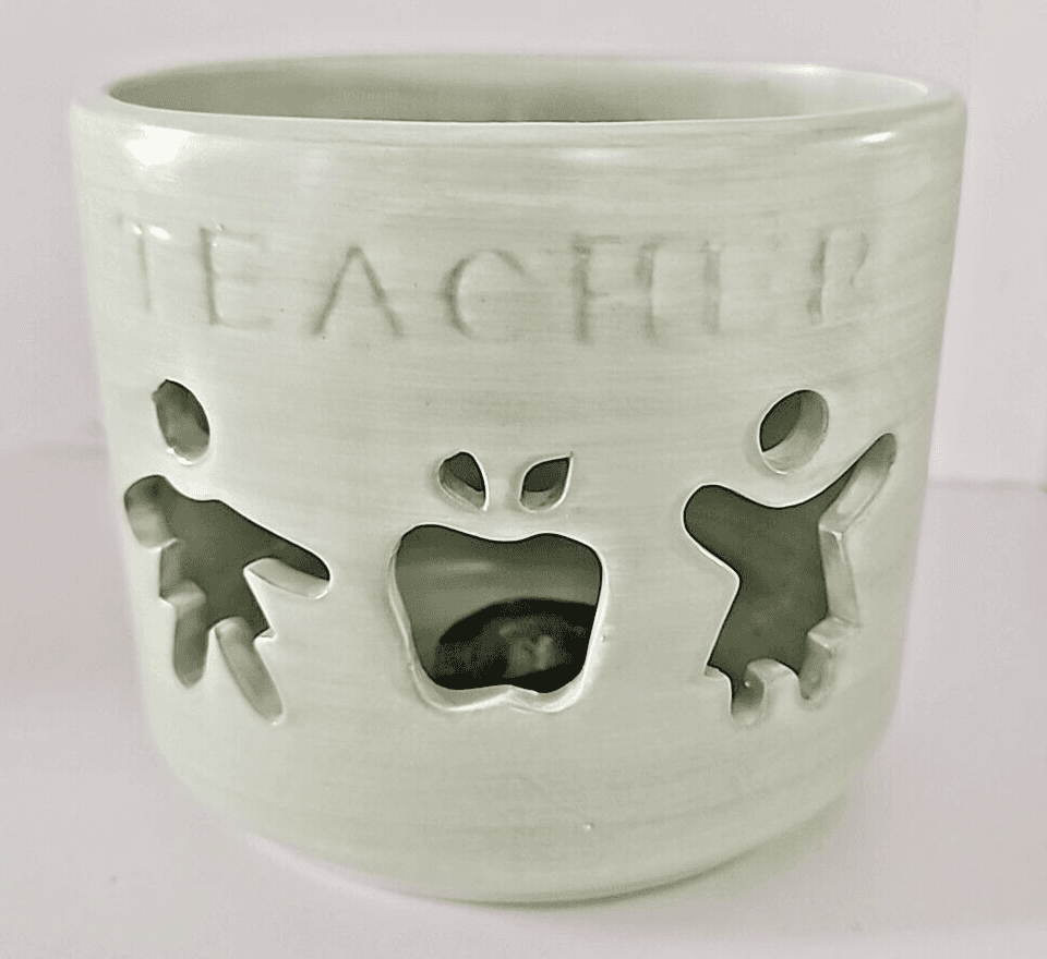Friendship Light Teacher #14008 Wax Accessories Sage Tea Light Candle Holder - Thumbnail 4