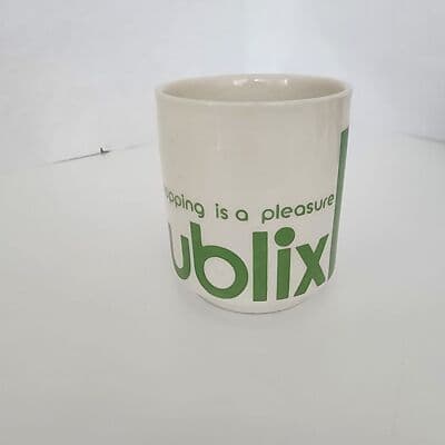 Publix Grocery Store Vintage Advertising 6oz Mug Embossed Made in England green - Thumbnail 5