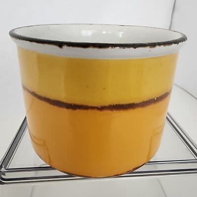 Stonehenge Midwinter "Sun" Tea Coffee Mug Yellow Cream Orange New Made England - Thumbnail 3