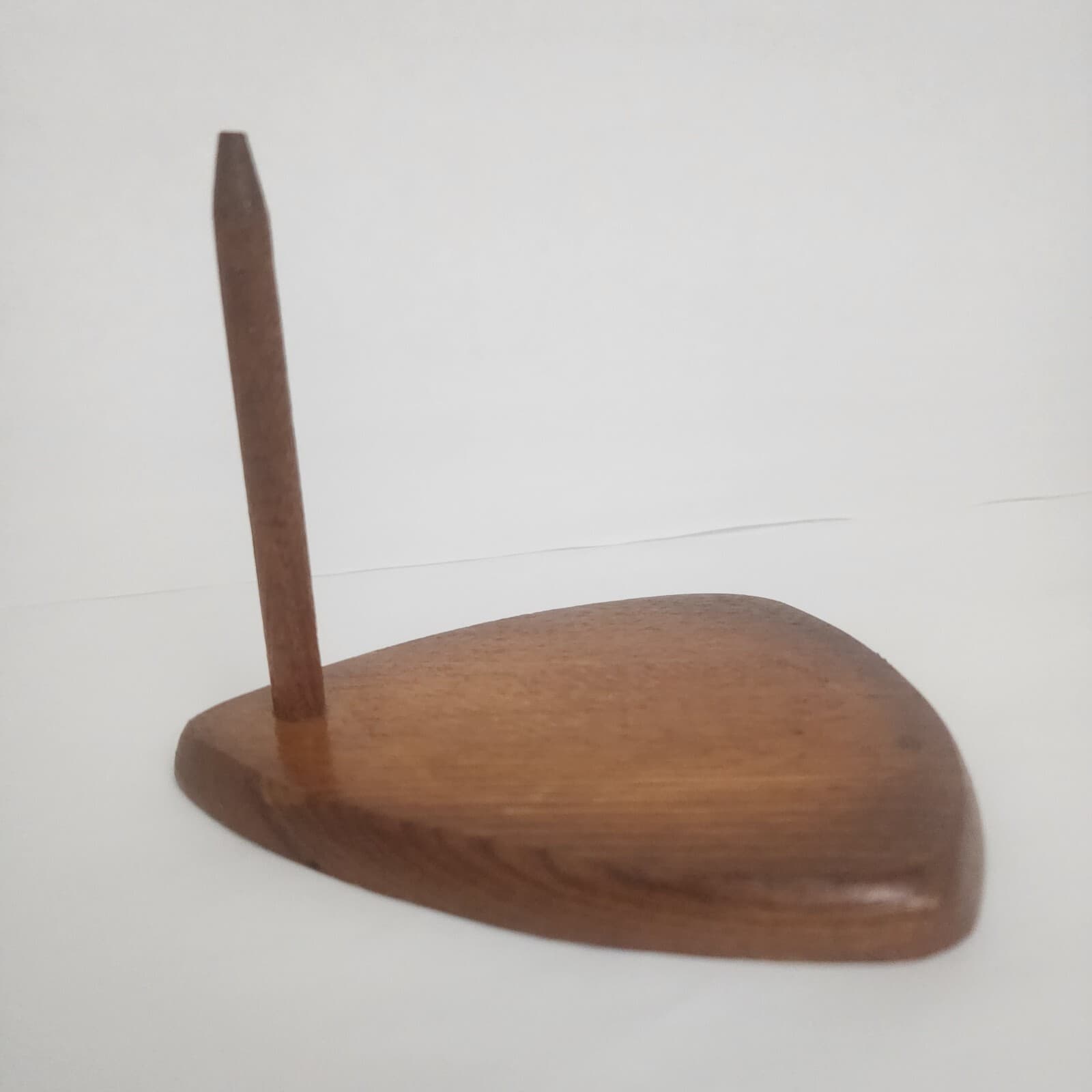 8 Hand carved Teardrop Hardwood Cork Coasters Stand Brown JapanSere Wood Stamped - Thumbnail 9