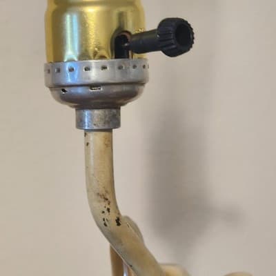 Vintage Disney Working Bambi Lamp Inscribed on Back Brown Updated Electric Wire - Thumbnail 6